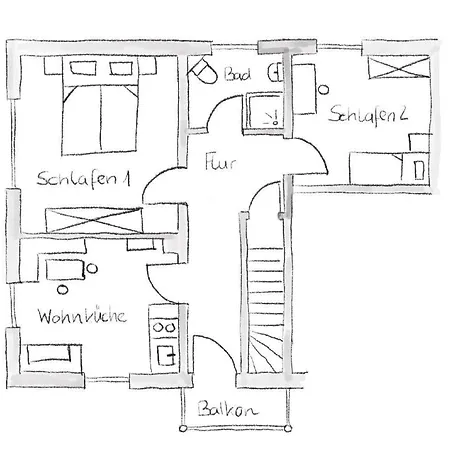 Appartementhaus Stangl Daire Bad Füssing